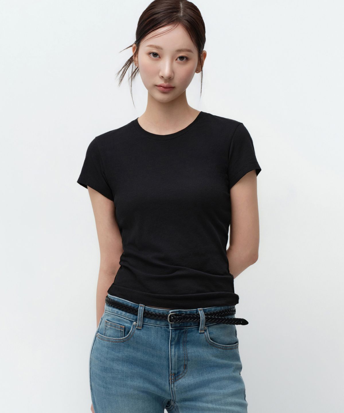 무신사 스탠다드 우먼(MUSINSA STANDARD WOMAN) 우먼즈 시어 슬림 티셔츠 (5 colors)