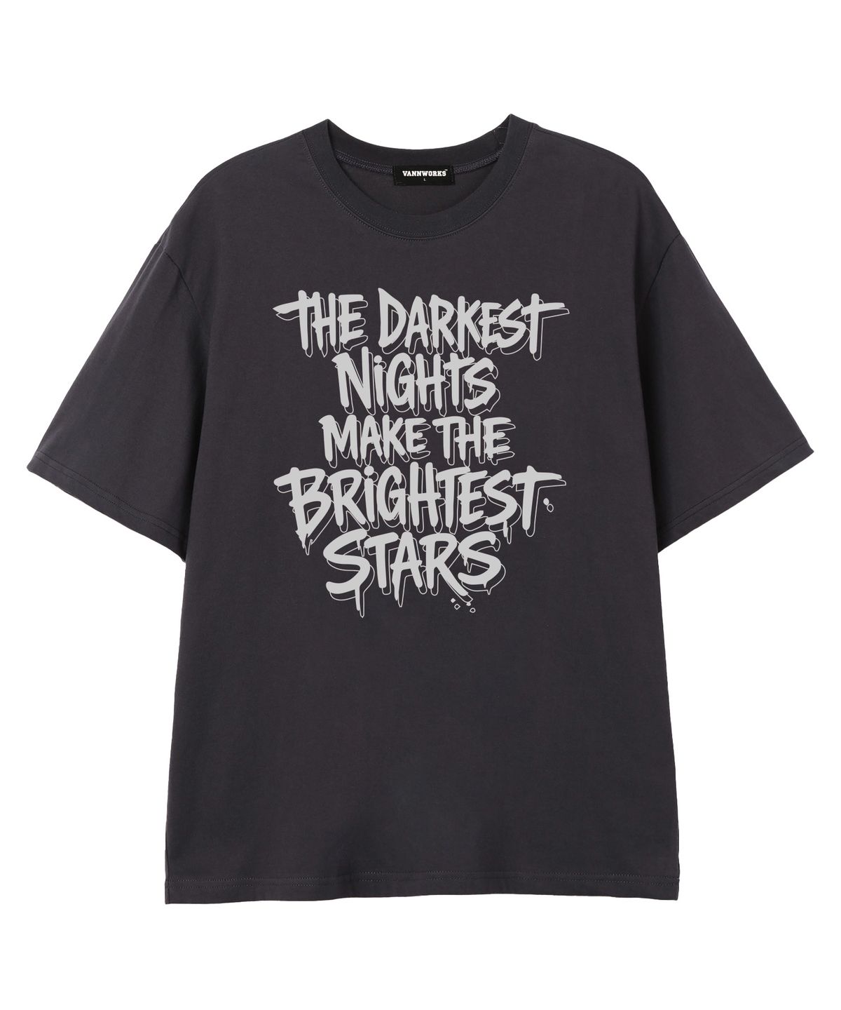 밴웍스(VANNWORKS) DARKEST NIGHT 반팔 티셔츠 (VS0223) 차콜