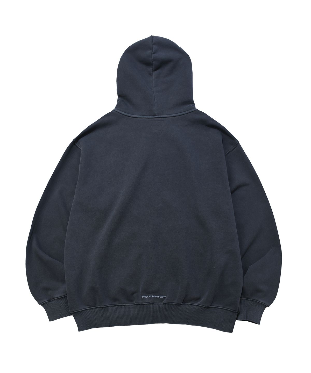 핍스 모터사이클(PHYPS MOTORCYCLE) Pigment Hoodie Zip-Up Navy
