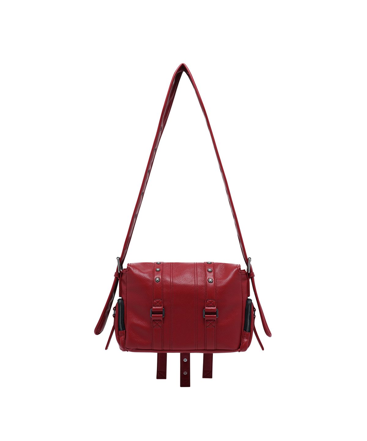 오퍼스 0012(OPUS 0012) Op. 10 VLAD STUDDED CROSS BAG RED