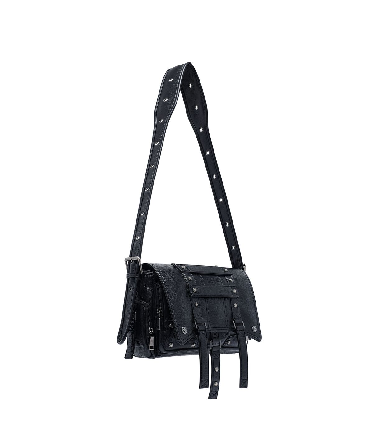 오퍼스 0012(OPUS 0012) Op. 10 VLAD STUDDED CROSS BAG BLACK
