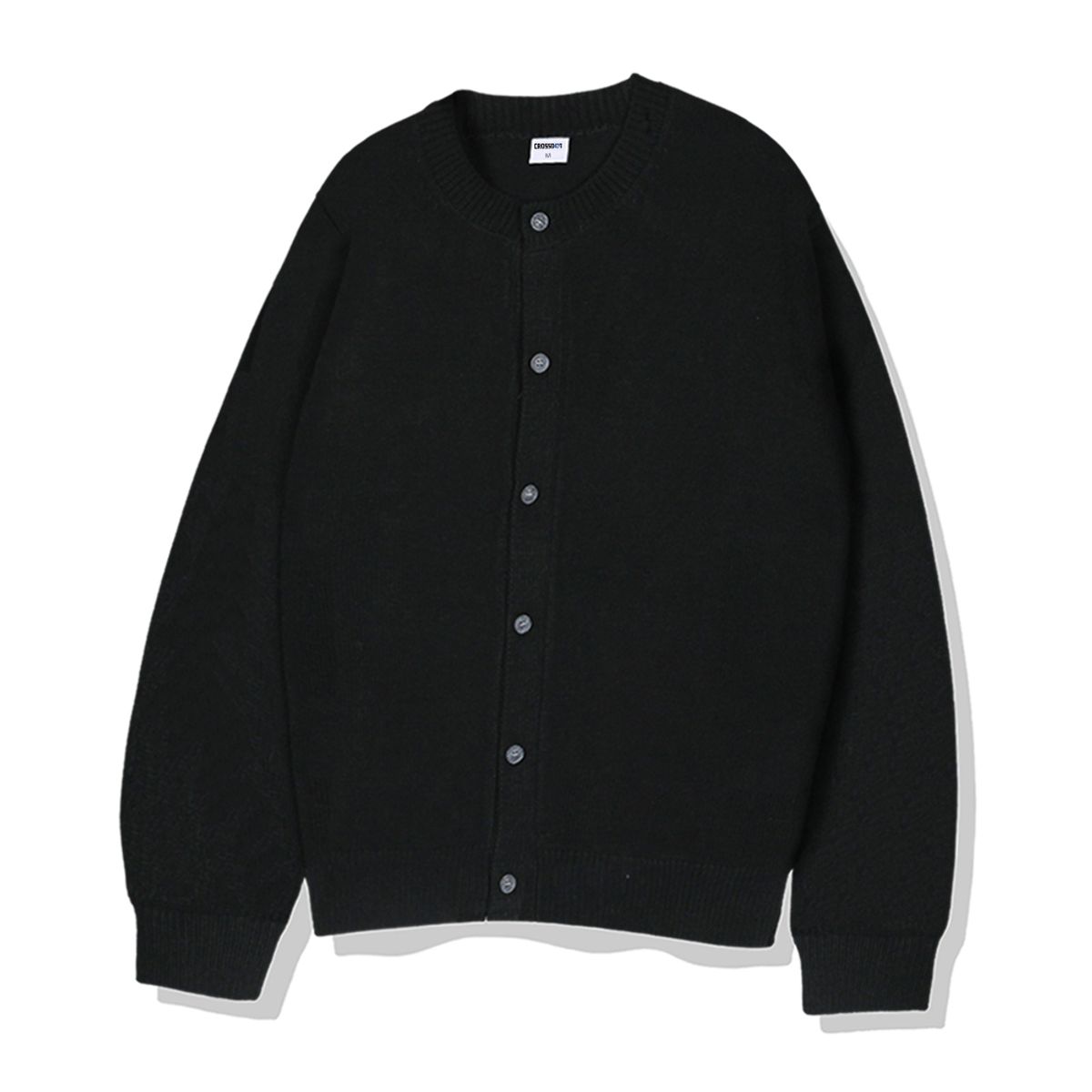 크로스닷(CROSSDOT) 리암 라운드넥 버튼 니트 가디건 4 Color [CRDG_5001]