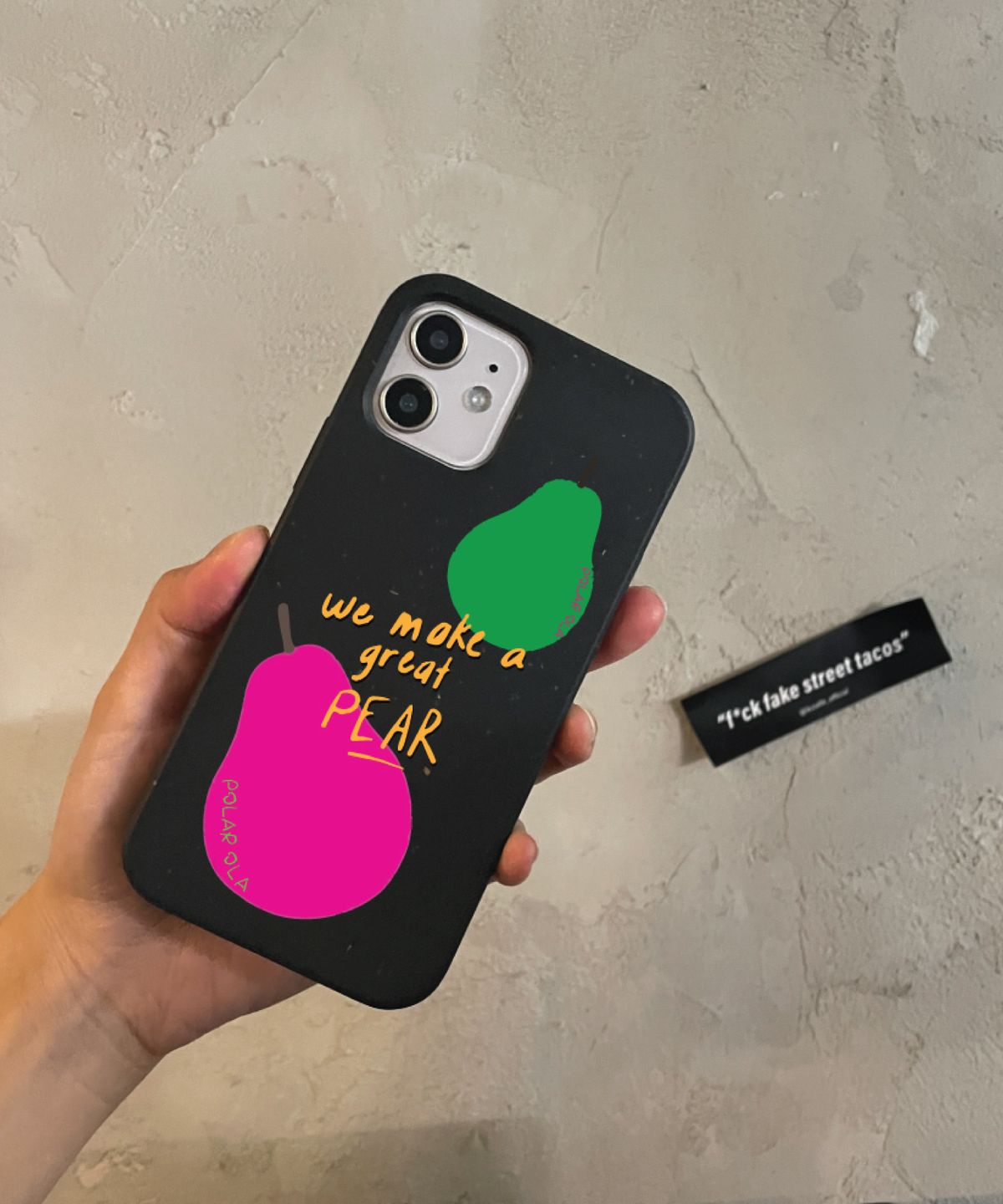 폴라올라(POLAROLA) 밀짚으로부터 유래한 폰케이스 Pear