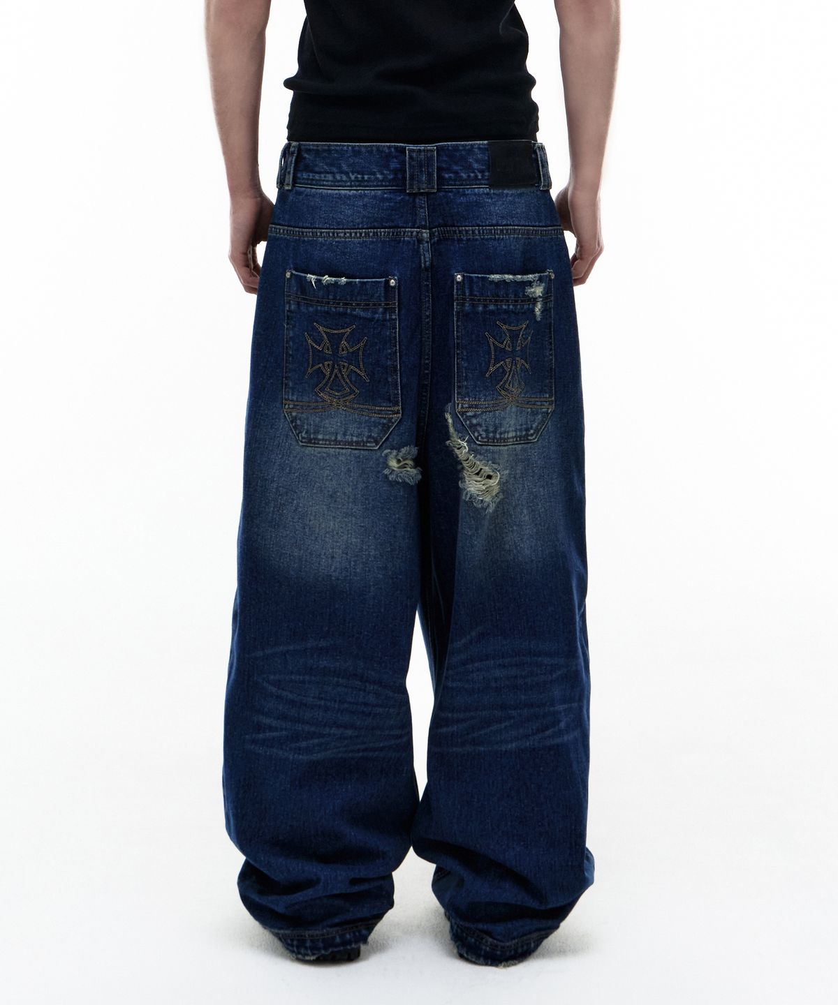 오퍼스 0012(OPUS 0012) Op. 09 SCARFACE DENIM PANTS INDIGO