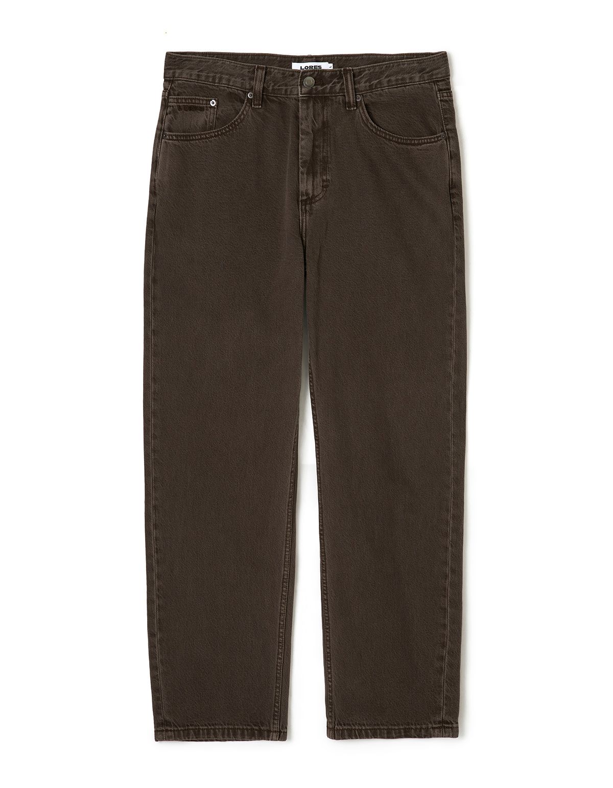 로어즈(LORES) Straight Regular Jean - Brown