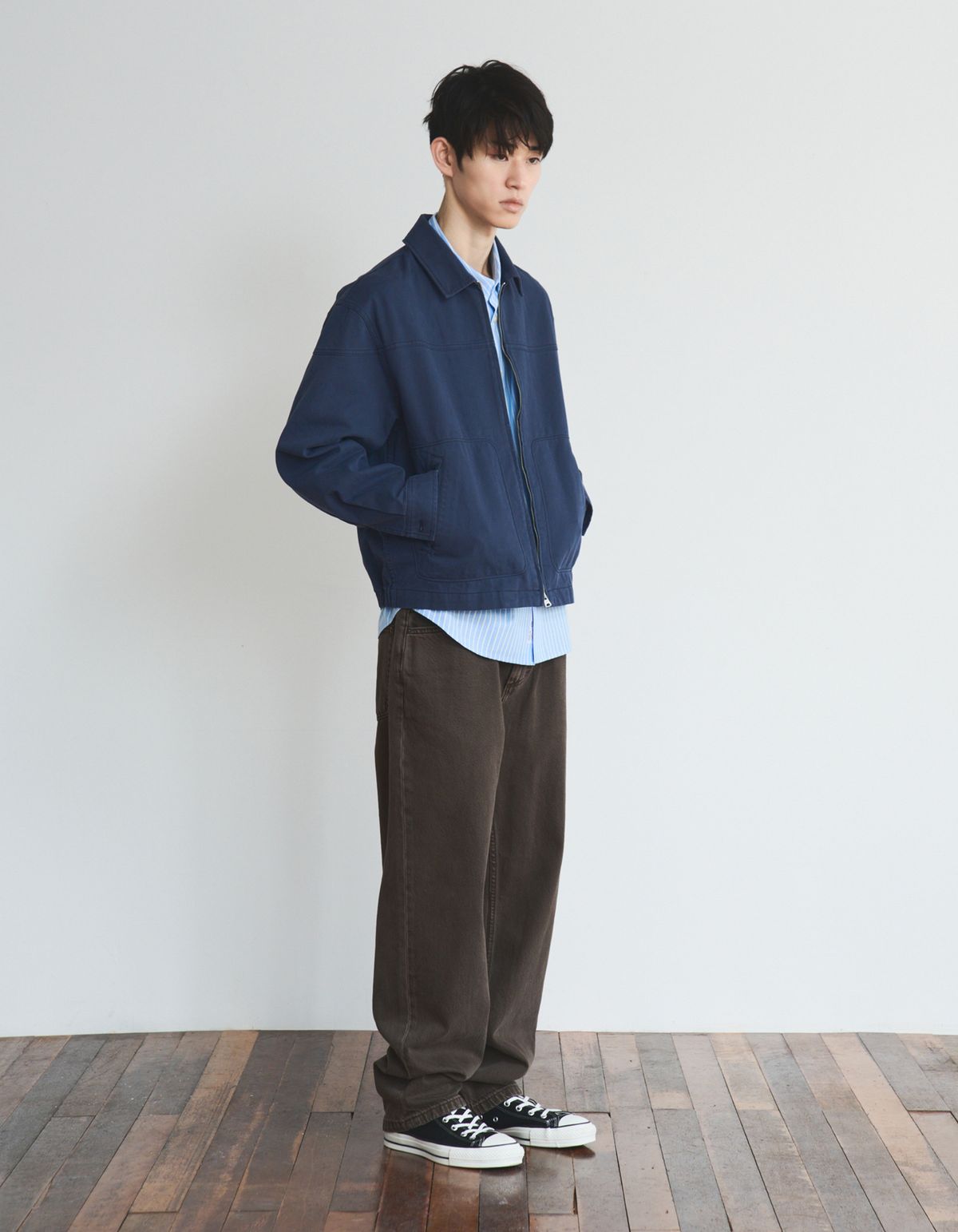로어즈(LORES) Straight Regular Jean - Brown