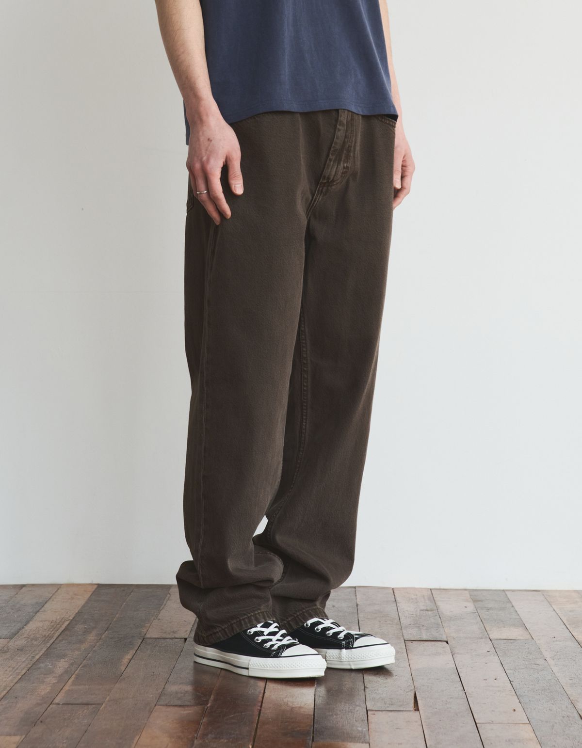 로어즈(LORES) Straight Regular Jean - Brown
