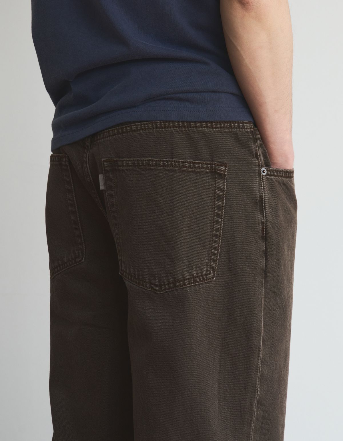 로어즈(LORES) Straight Regular Jean - Brown