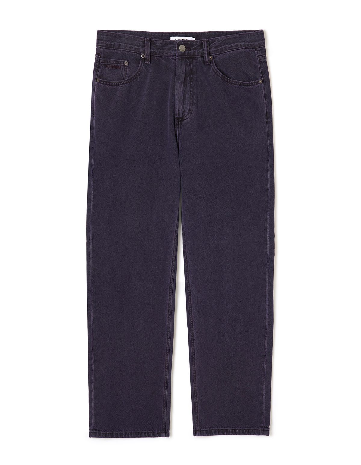 로어즈(LORES) Straight Regular Jean - Dark Purple