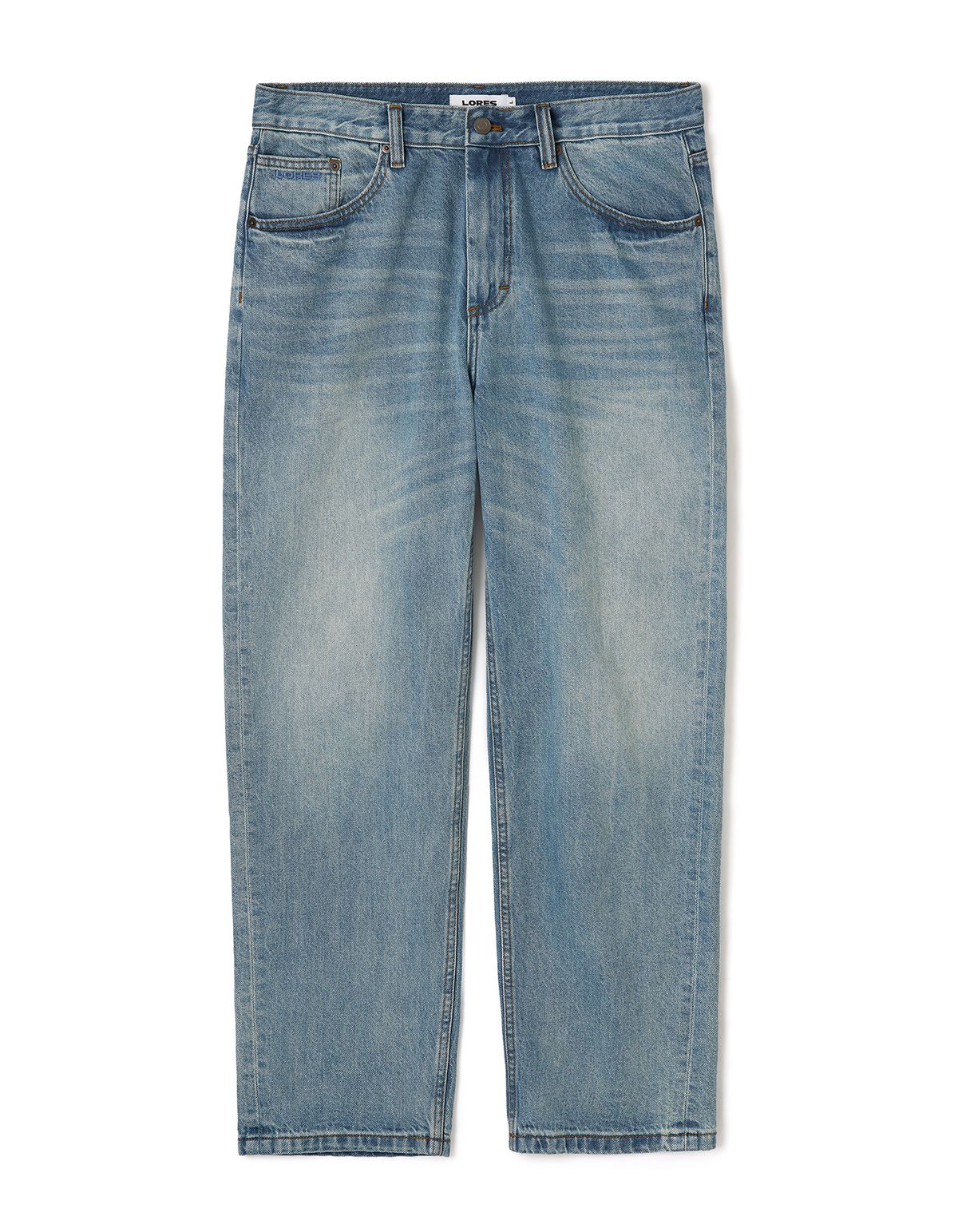 로어즈(LORES) Straight Regular Jean - Light Blue
