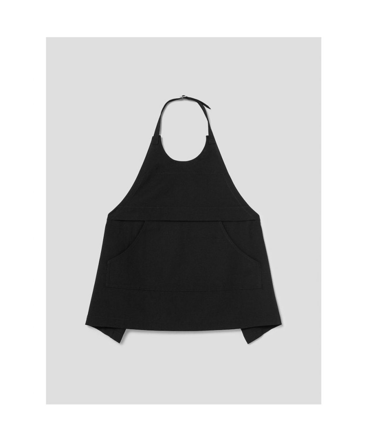 앙개(ANGGAE) Short Apron Wrap   Grey