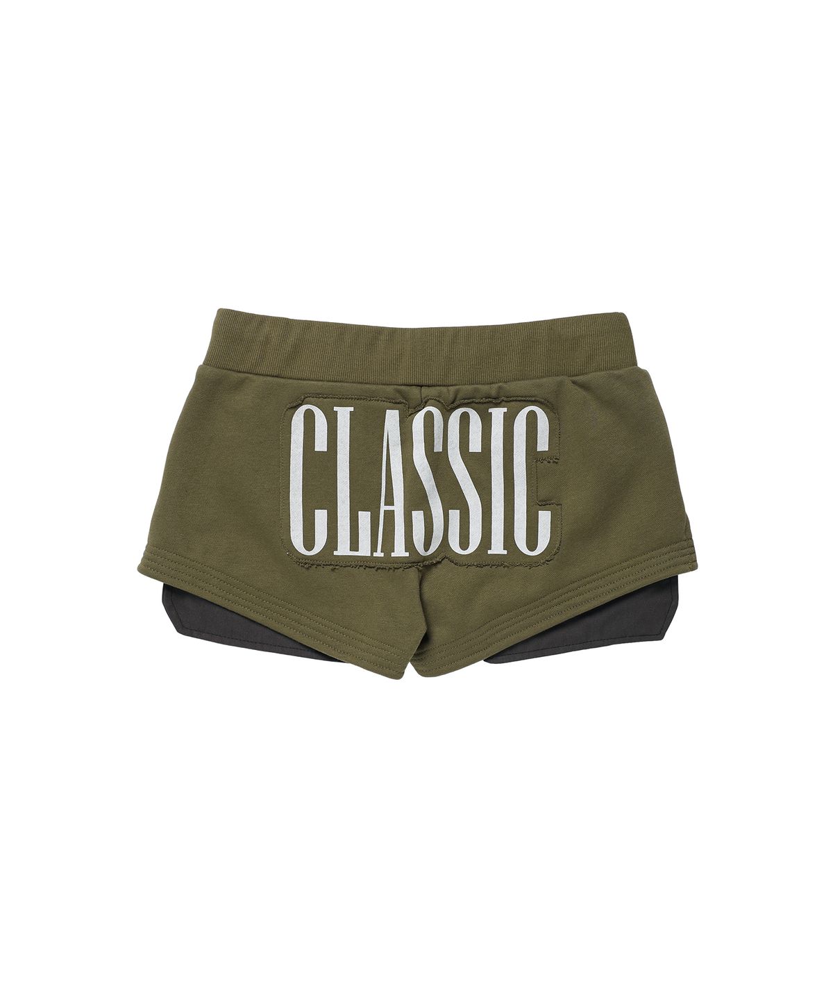 오퍼스 0012(OPUS 0012) Op. 08 CLASSIC PATCHED MICRO SWEAT PANTS KHAKI