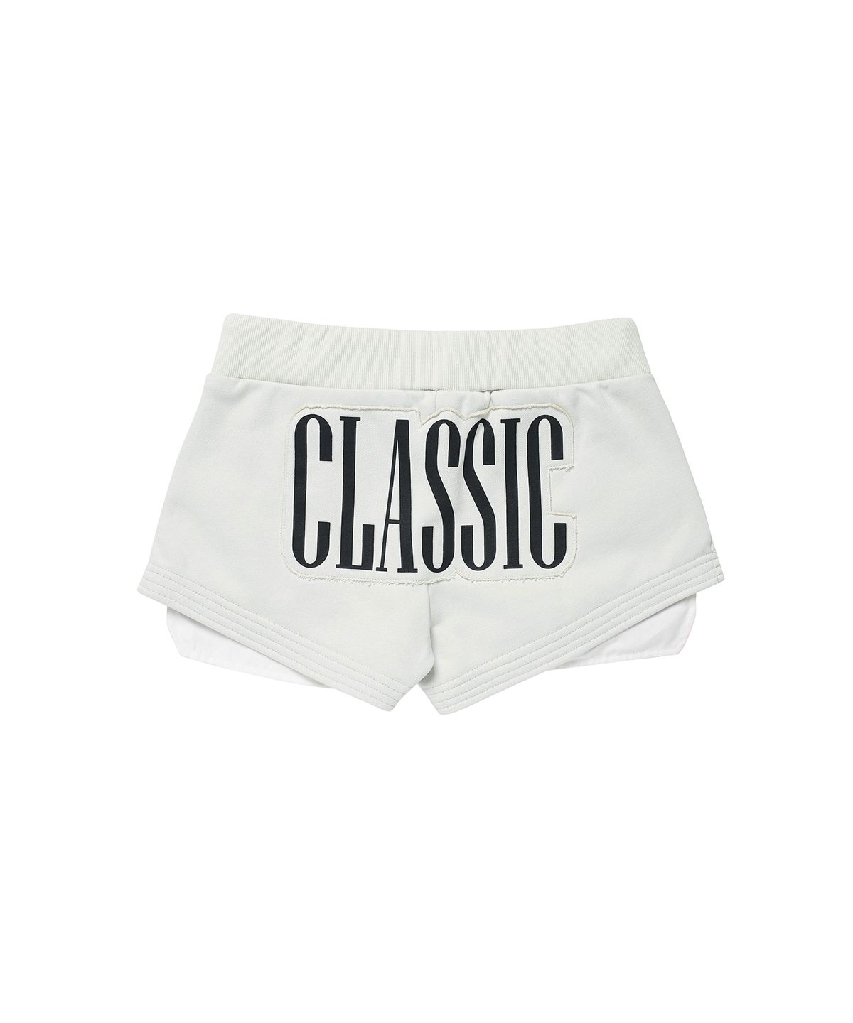 오퍼스 0012(OPUS 0012) Op. 08 CLASSIC PATCHED MICRO SWEAT PANTS IVORY