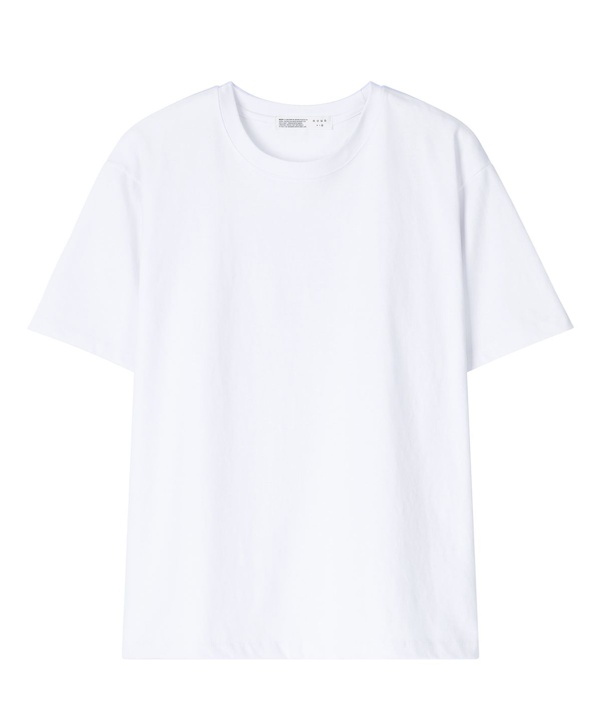 노운(NOUN) soft round t-shirts (white)