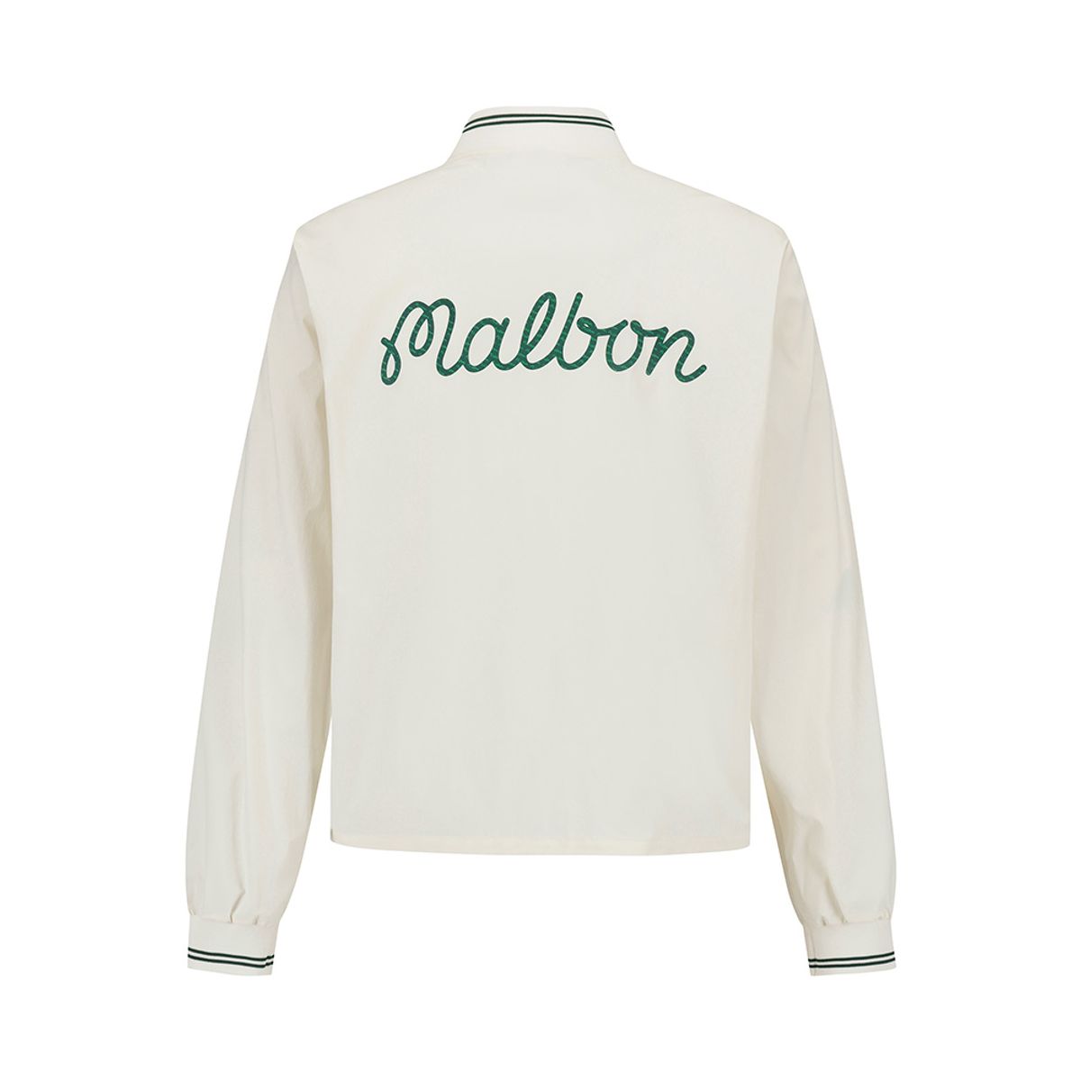 말본 골프(MALBON GOLF) 여성 컬러 포인트 스타디움 자켓 CREAM (WOMAN)