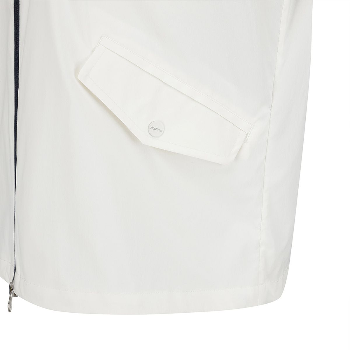 말본 골프(MALBON GOLF) 여성 컬러 포인트 스타디움 자켓 WHITE (WOMAN)