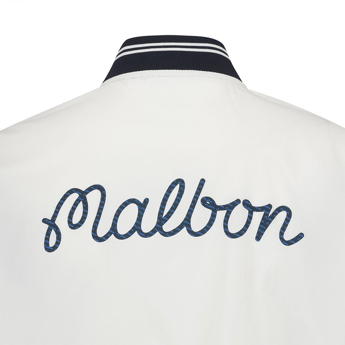 말본 골프(MALBON GOLF) 여성 컬러 포인트 스타디움 자켓 WHITE (WOMAN)