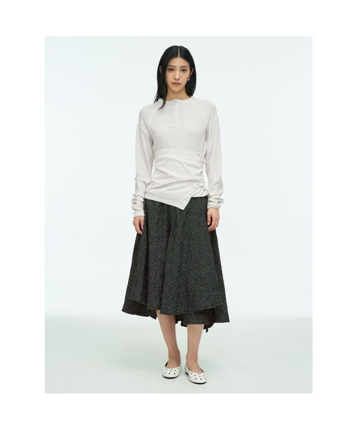 앙개(ANGGAE) Layering Tube  White
