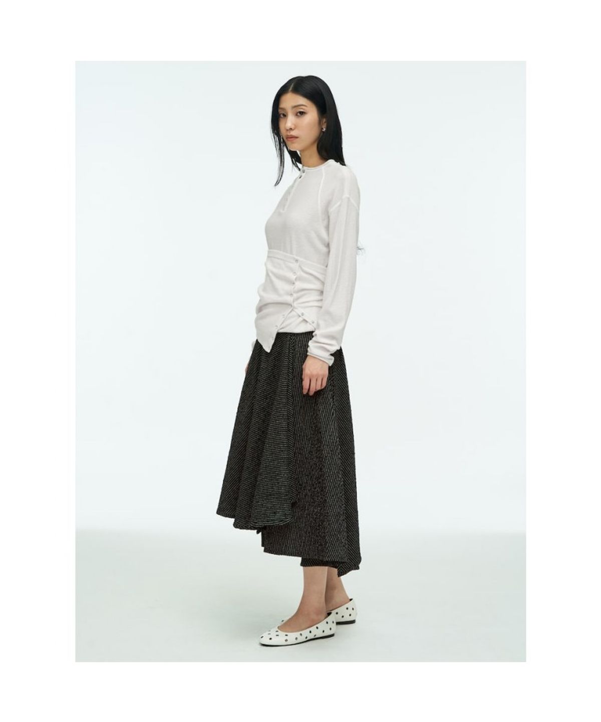 앙개(ANGGAE) Layering Tube  White