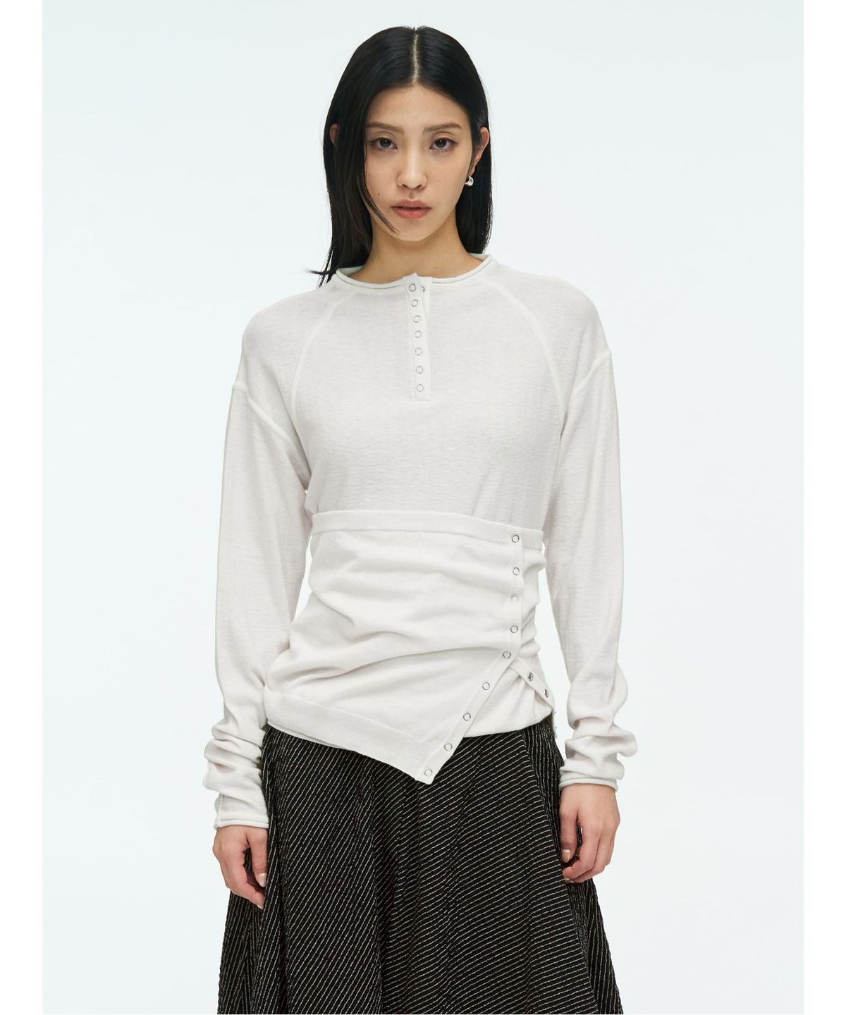 앙개(ANGGAE) Layering Tube  White