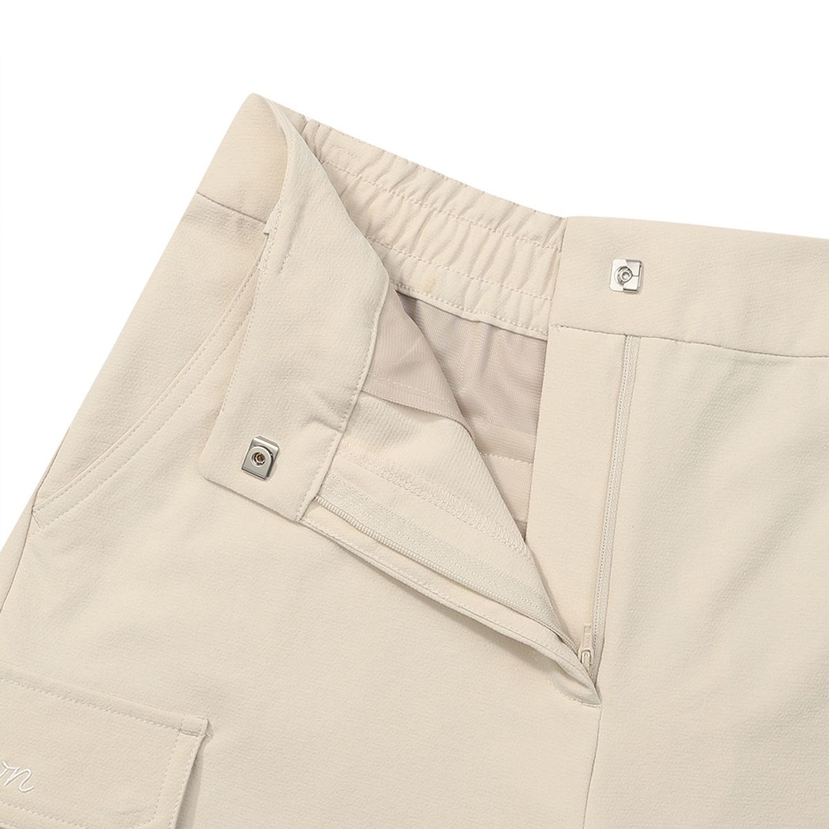 말본 골프(MALBON GOLF) 우븐 카고 쇼츠 BEIGE (WOMAN)