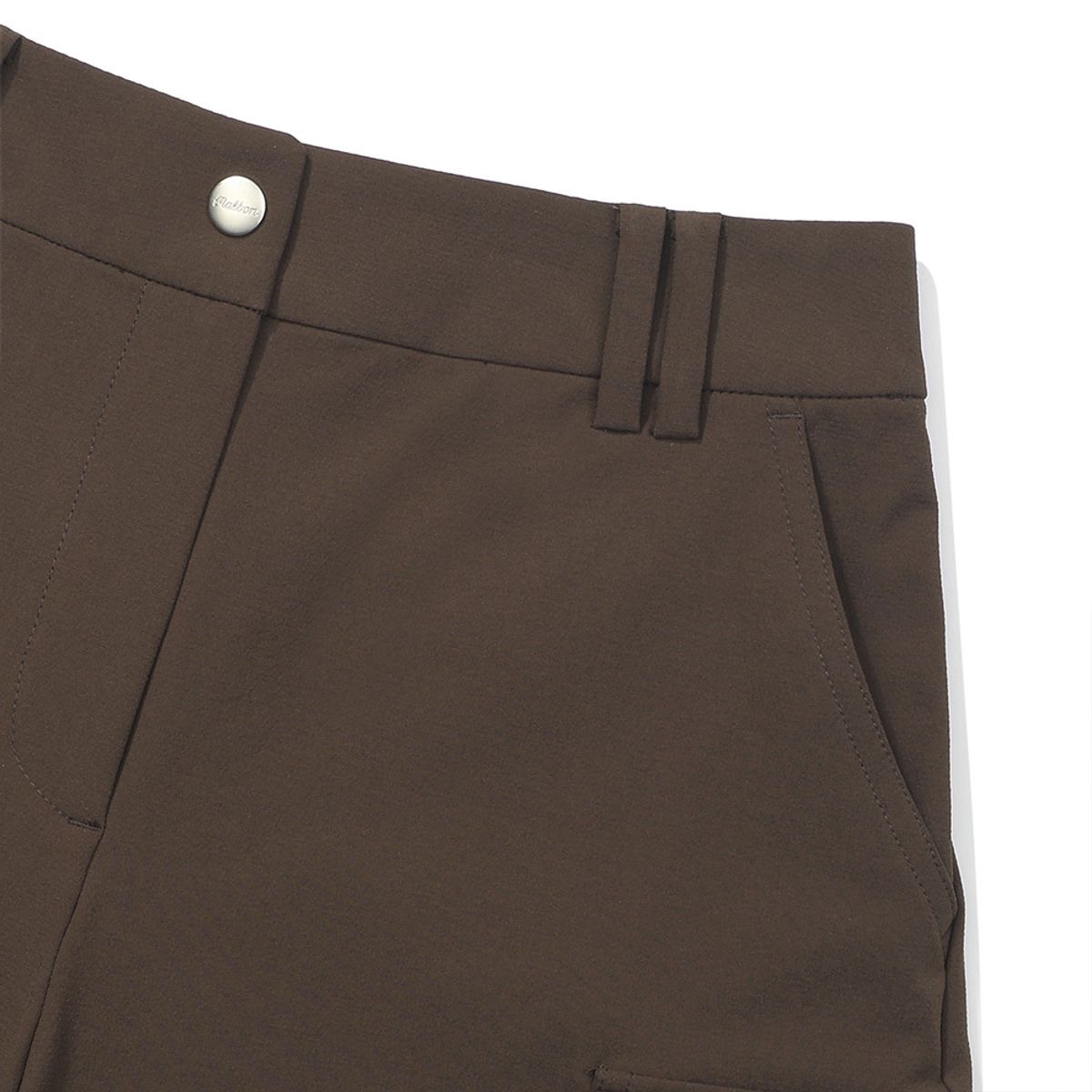 말본 골프(MALBON GOLF) 우븐 카고 쇼츠 BROWN (WOMAN)