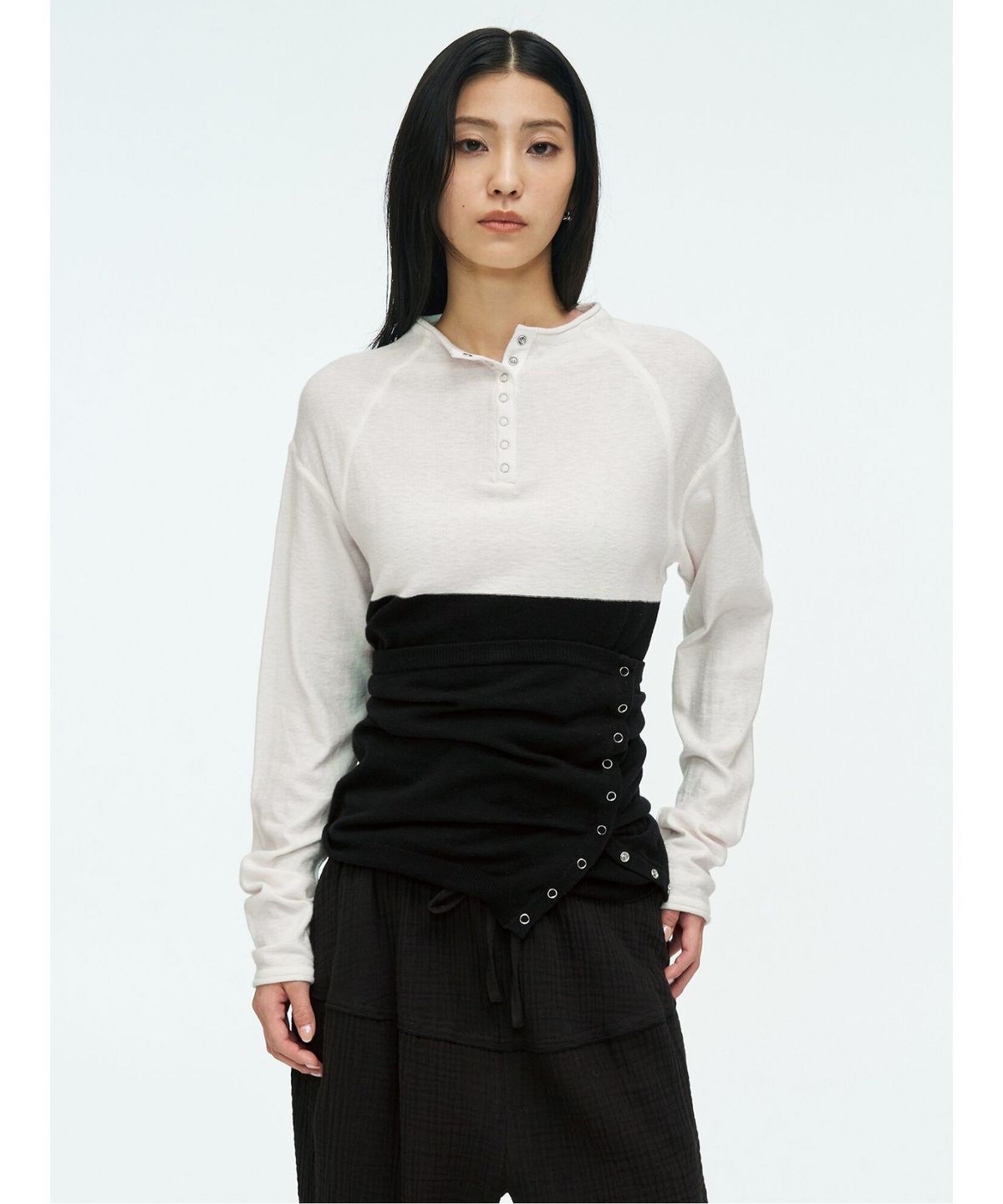 앙개(ANGGAE) Layering Tube  Black