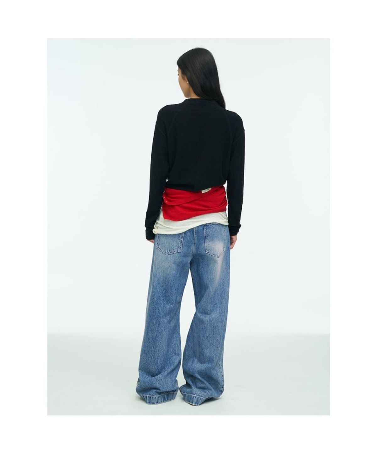 앙개(ANGGAE) Layering Tube  Red