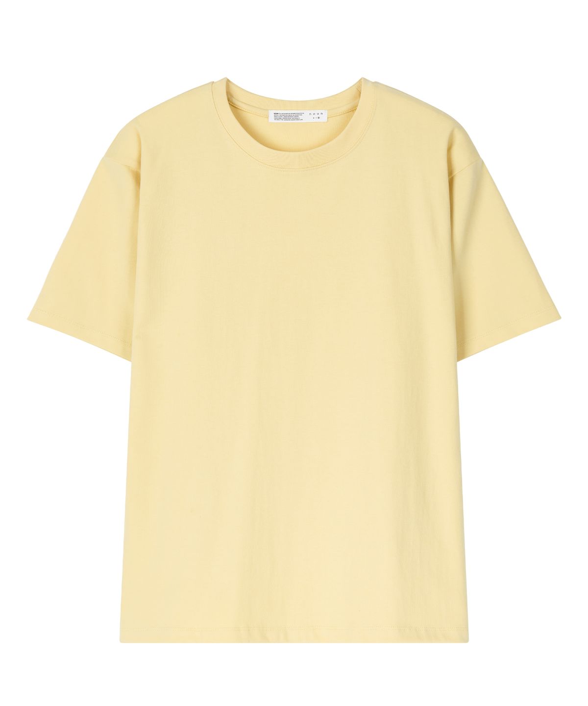 노운(NOUN) soft round t-shirts (yellow)