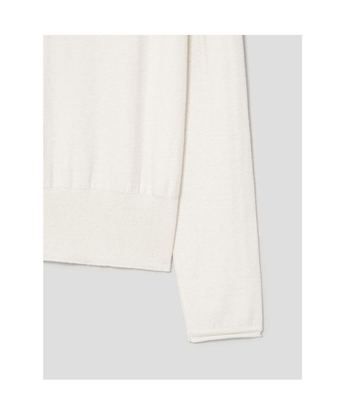 앙개(ANGGAE) Half Neck Button Pullover  Ivory