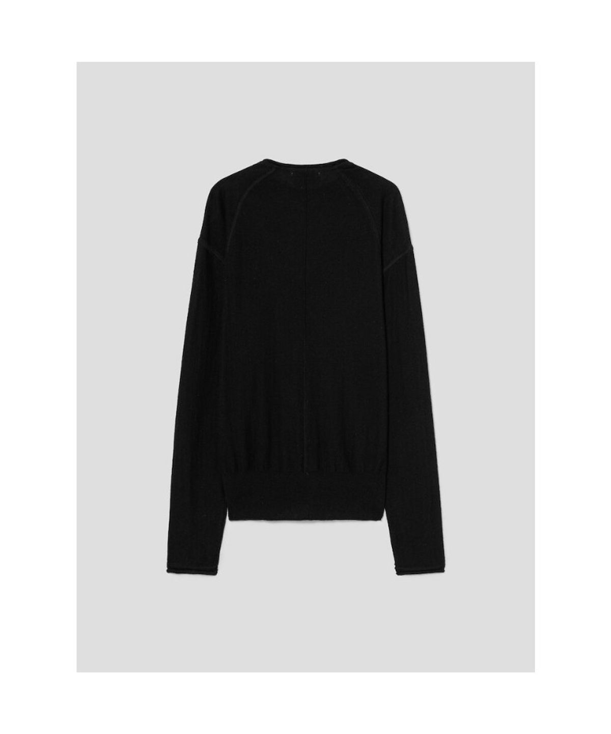 앙개(ANGGAE) Half Neck Button Pullover  Black