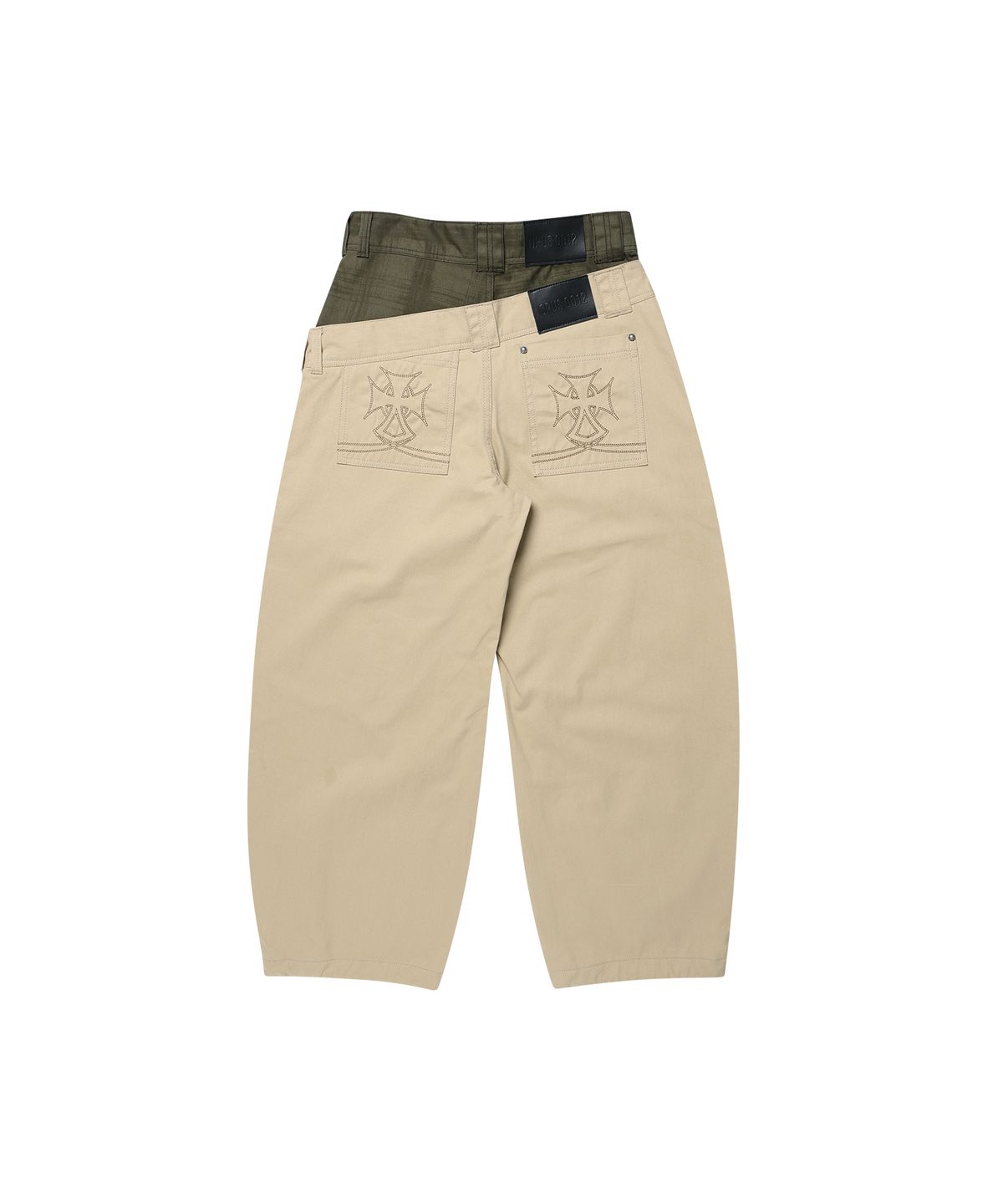 오퍼스 0012(OPUS 0012) Op. 08 DUAL OBLIQUE COTTON PANTS BEIGE
