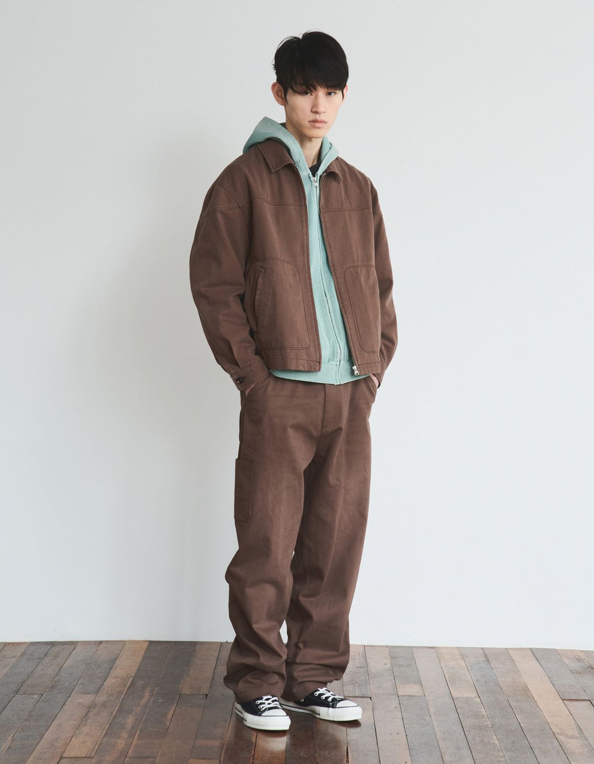 로어즈(LORES) Farmer Jacket - Brown