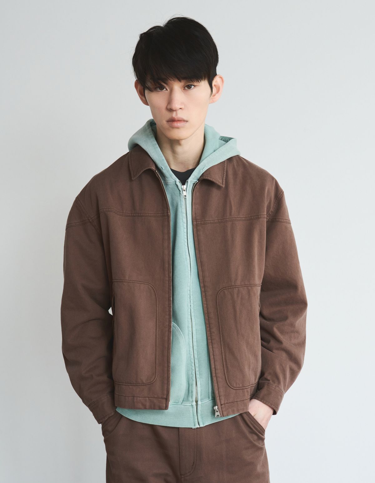 로어즈(LORES) Farmer Jacket - Brown