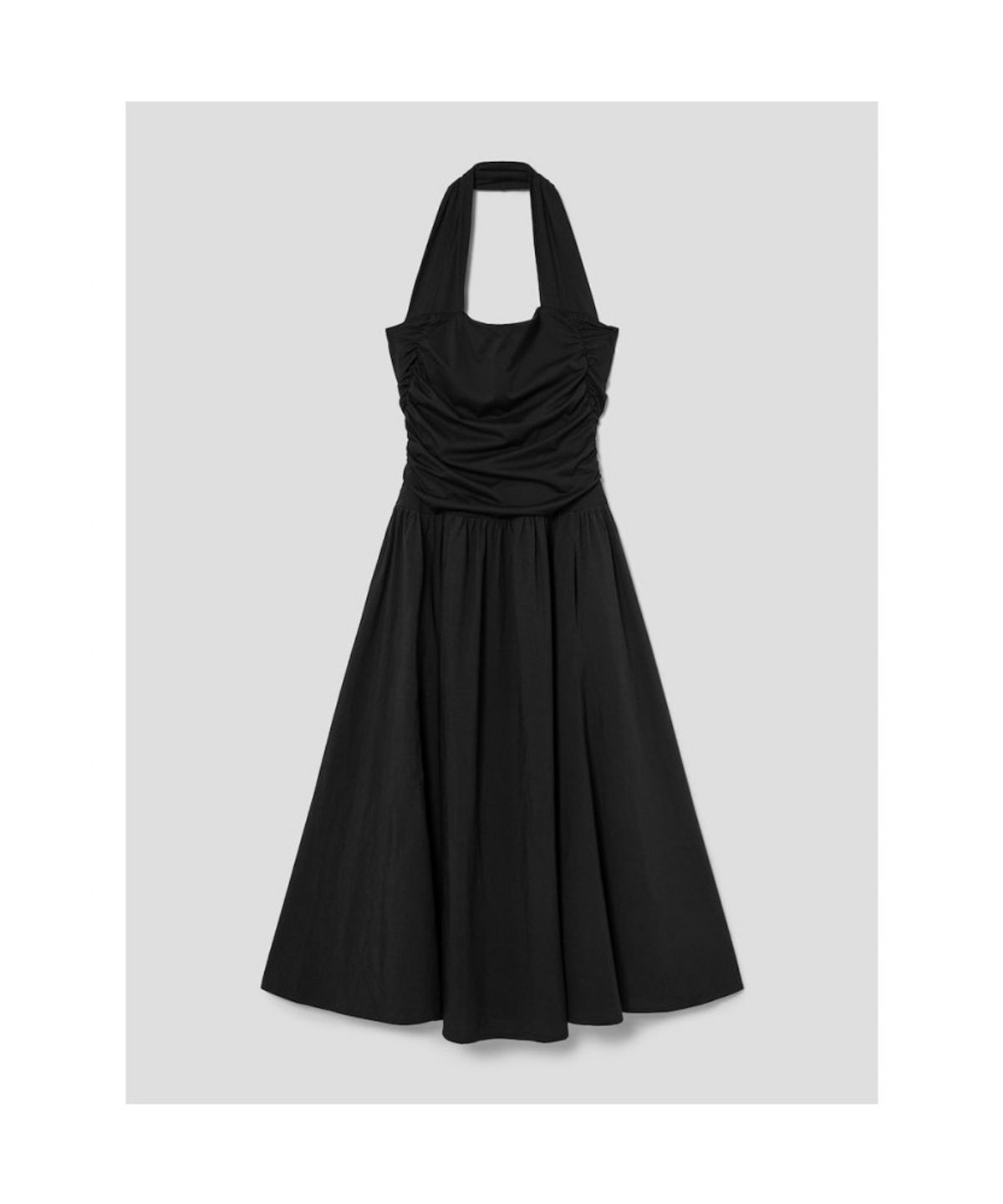 앙개(ANGGAE) Halter Dress  Black