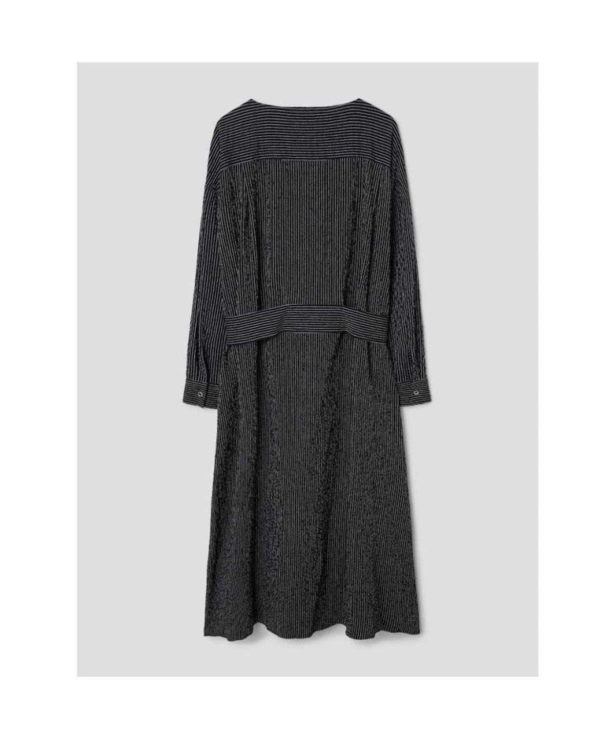 앙개(ANGGAE) Belted Tunic Dress  Black