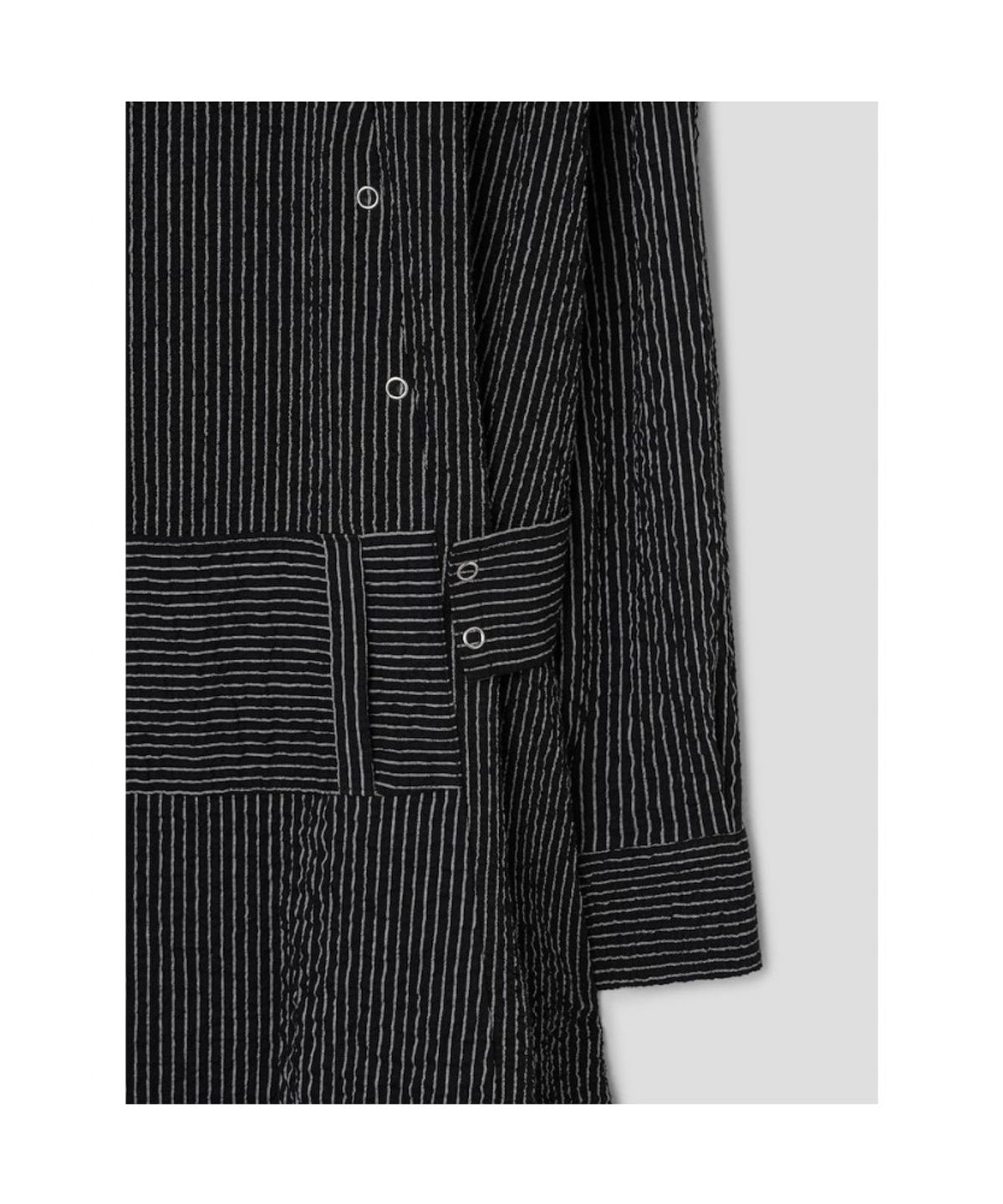 앙개(ANGGAE) Belted Tunic Dress  Black