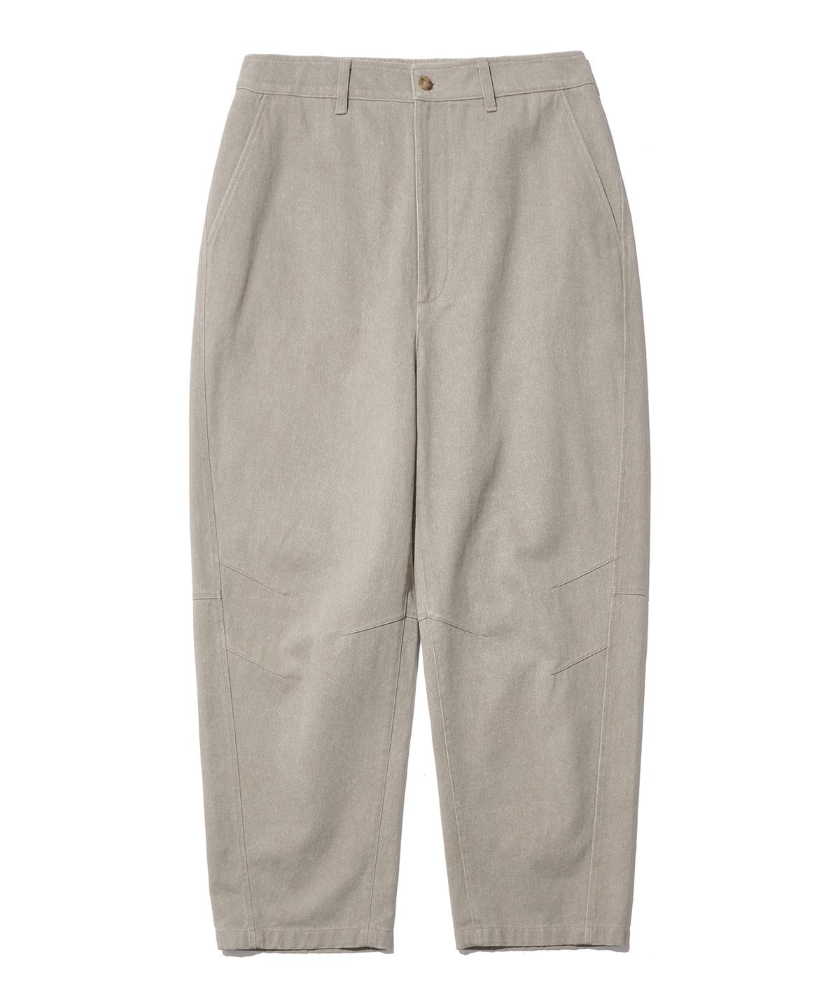 논타입(NONTYPE) PIGMENT CURVED WIDE PANTS VOL.2 (BEIGE)