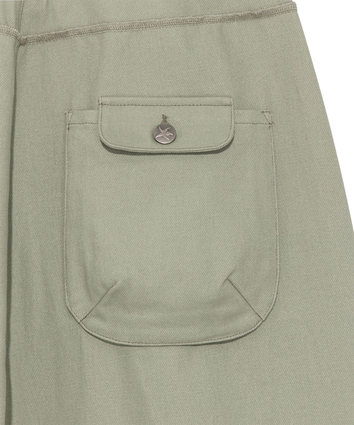더콜디스트모먼트(THE COLDEST MOMENT) TCM cut out offset pocket pants (green)
