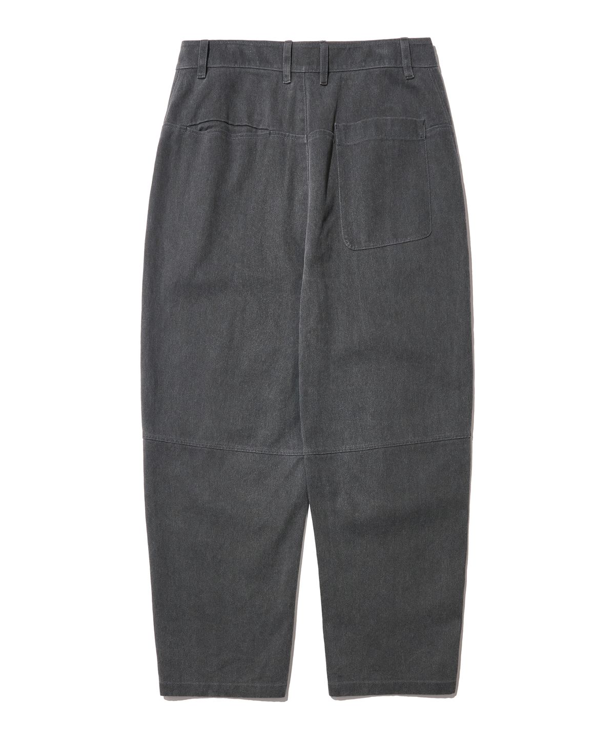 논타입(NONTYPE) PIGMENT CURVED WIDE PANTS VOL.2 (CHARCOAL)