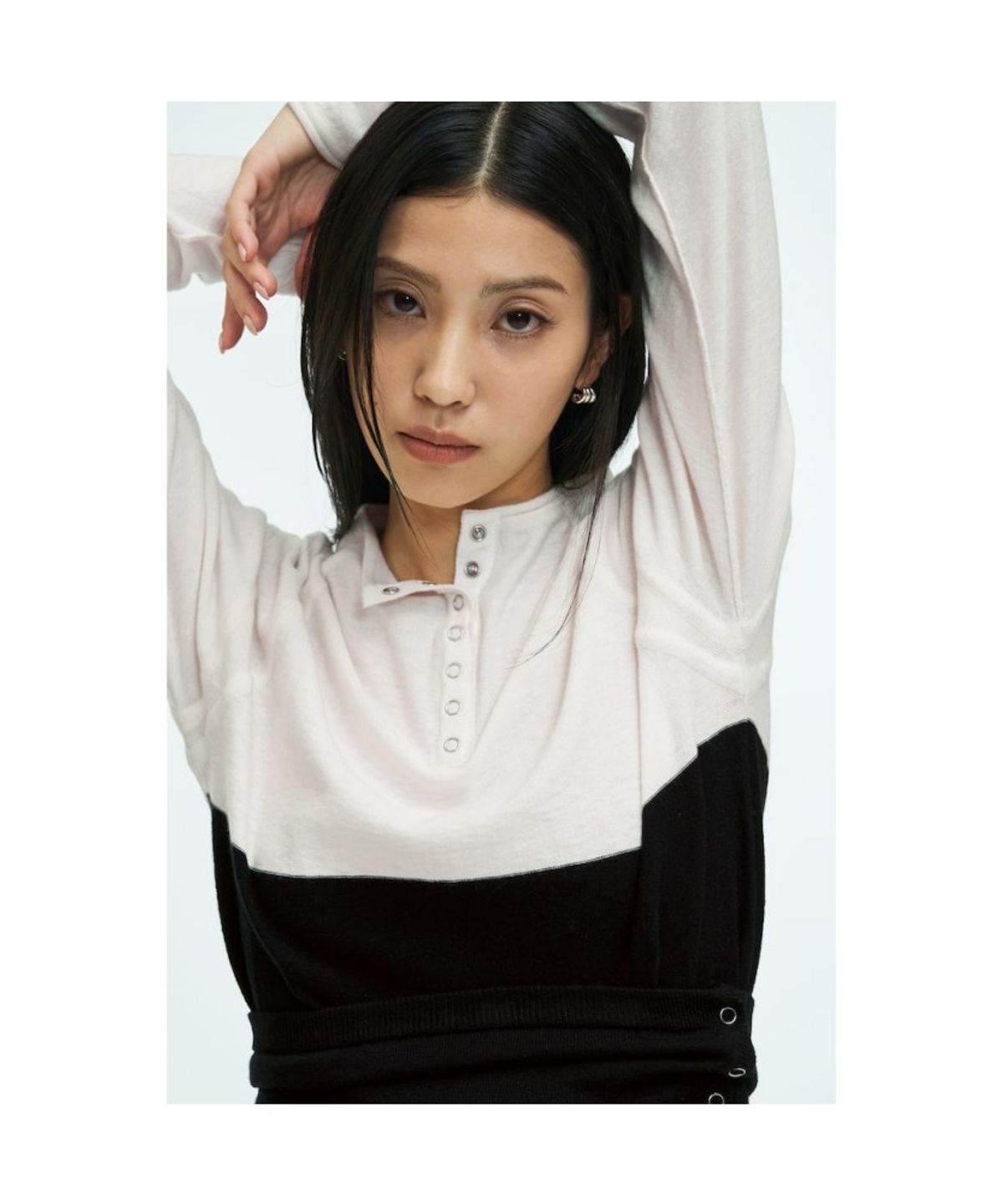 앙개(ANGGAE) Peplum Pants  Black