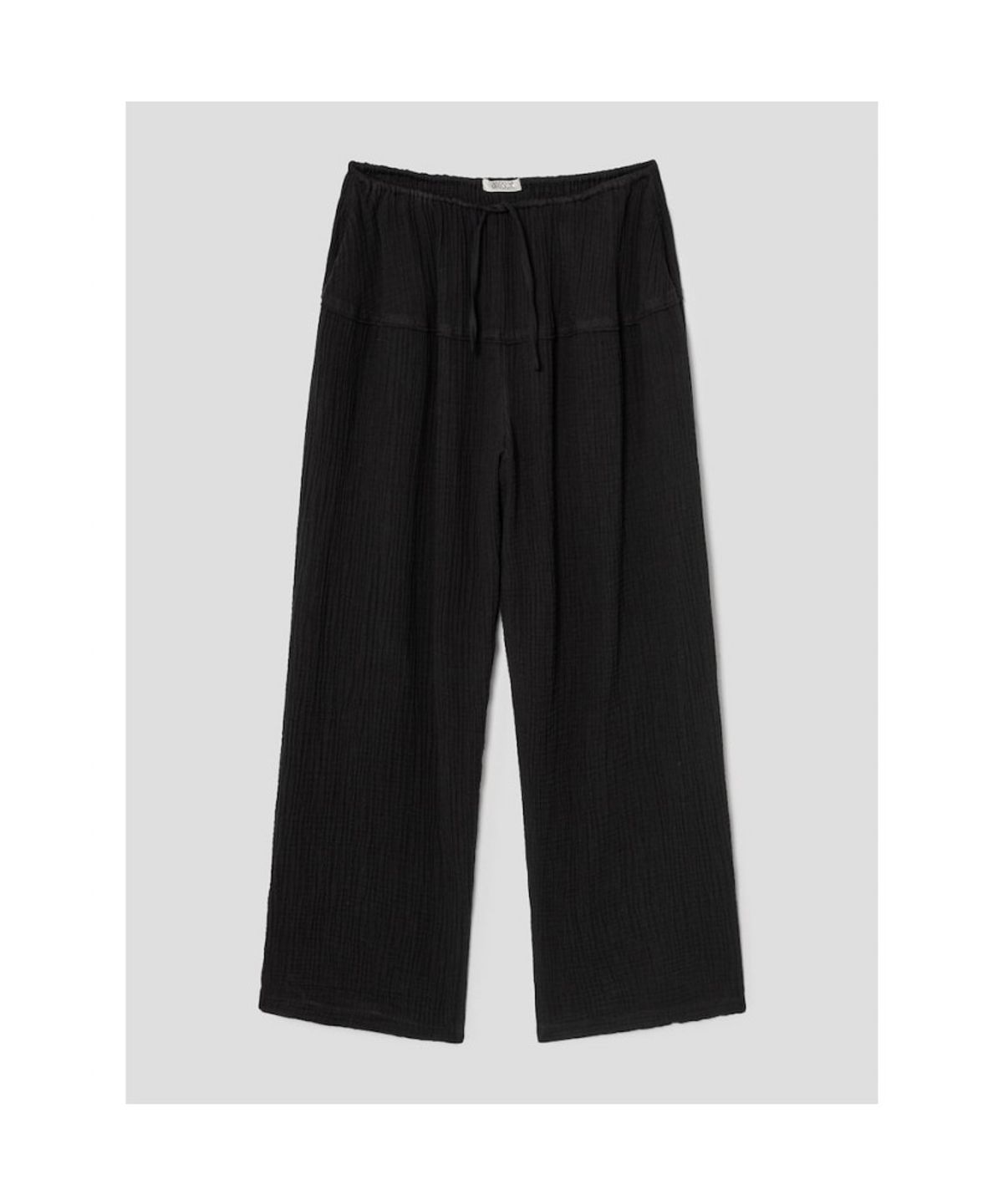 앙개(ANGGAE) Peplum Pants  Black