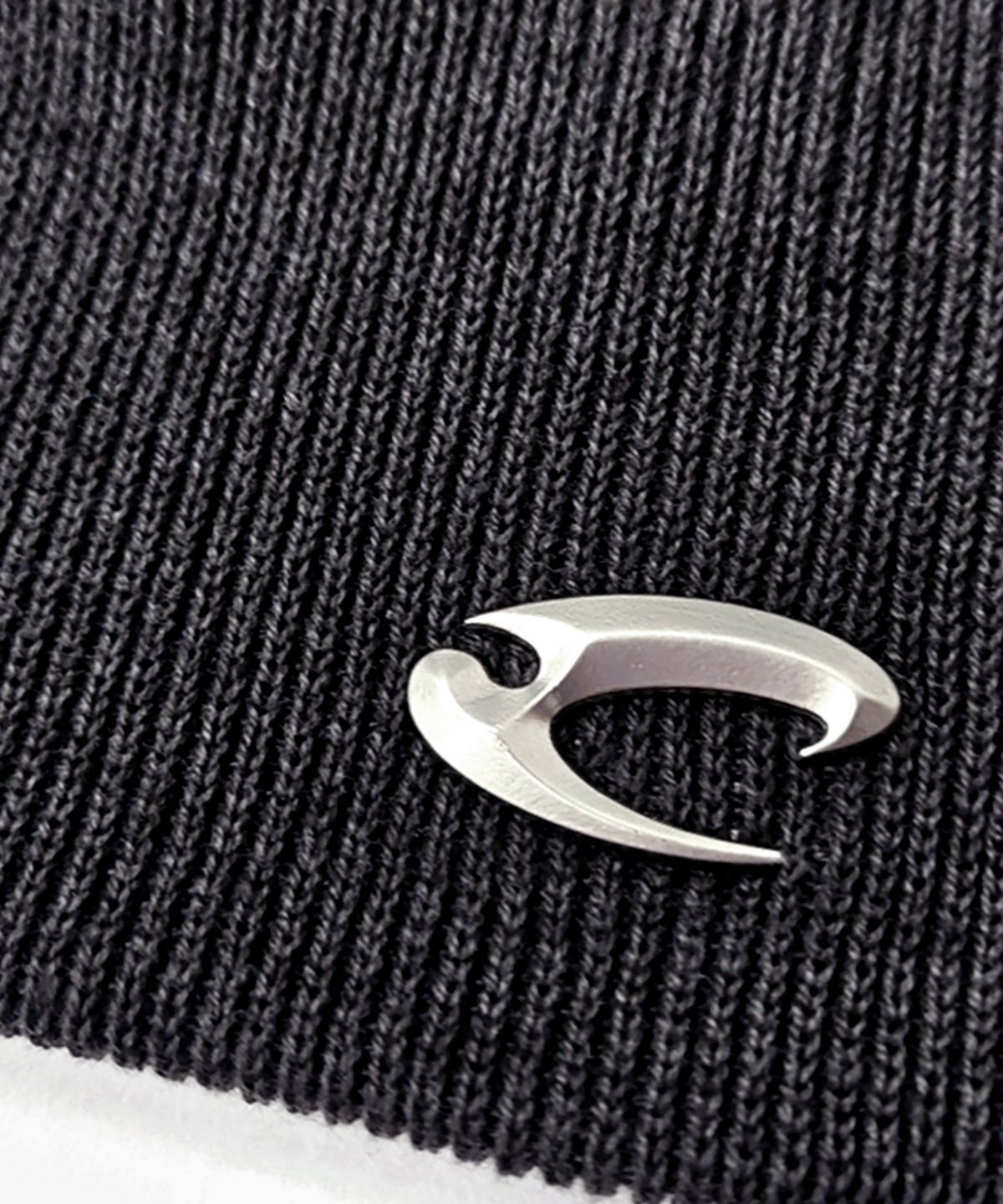 르렌느(LERENNE) Logo Basic Knit Beanie - Charcoal