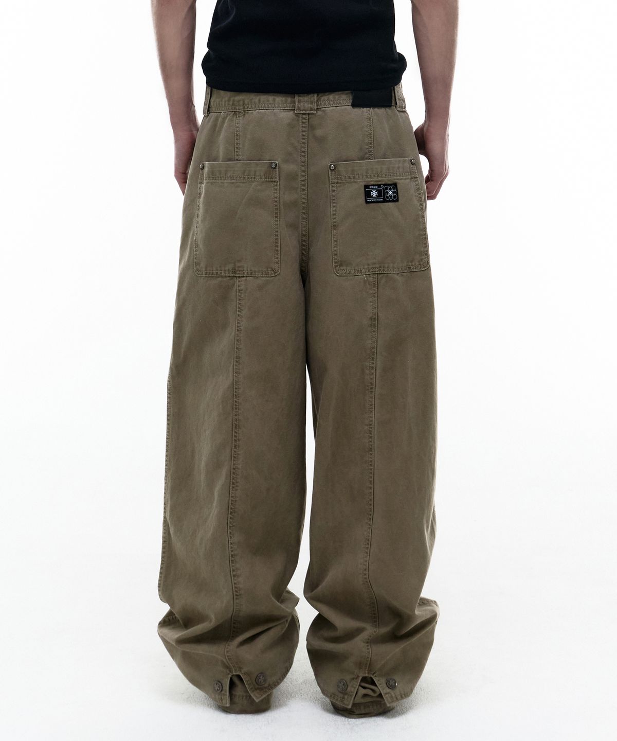 오퍼스 0012(OPUS 0012) Op. 08 FLD LIQUID COTTON PANTS BEIGE