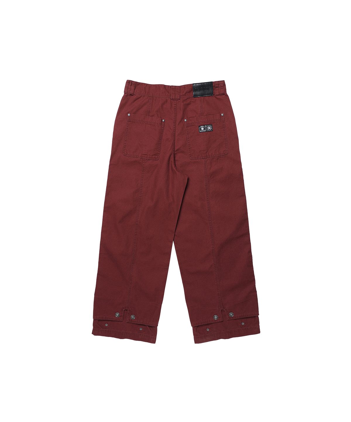 오퍼스 0012(OPUS 0012) Op. 08 FLD LIQUID COTTON PANTS BURGUNDY