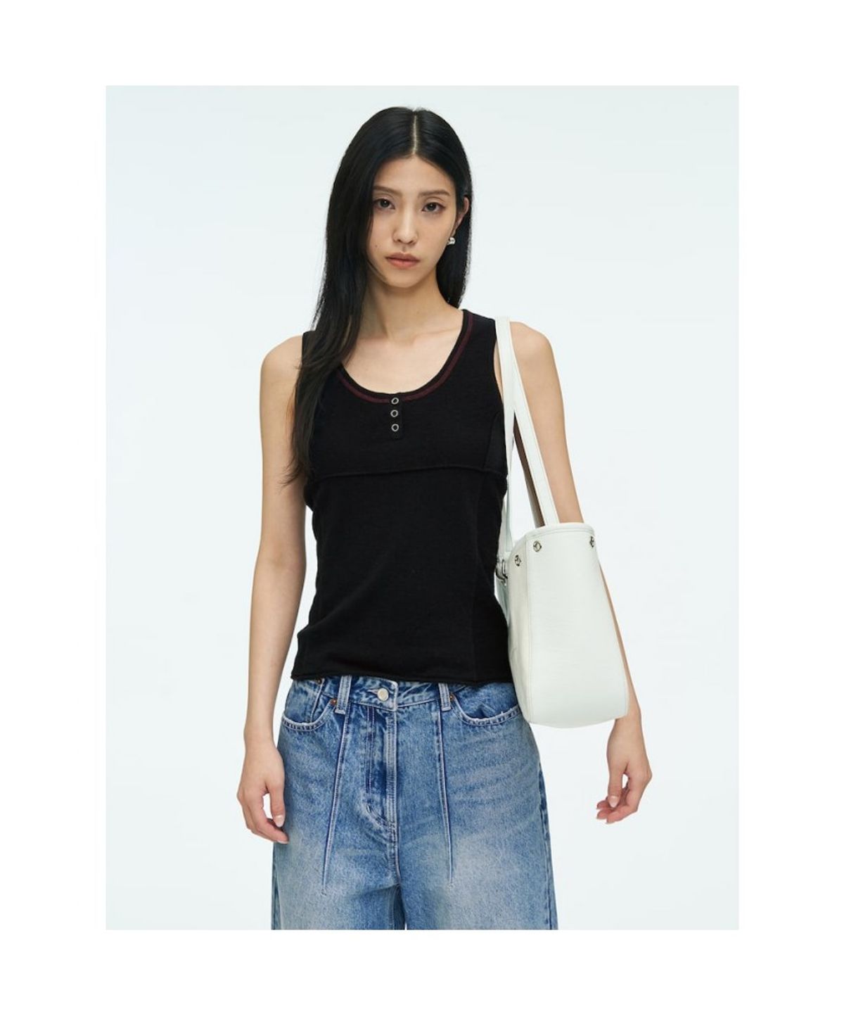 앙개(ANGGAE) Anggae Wide Pants  Blue