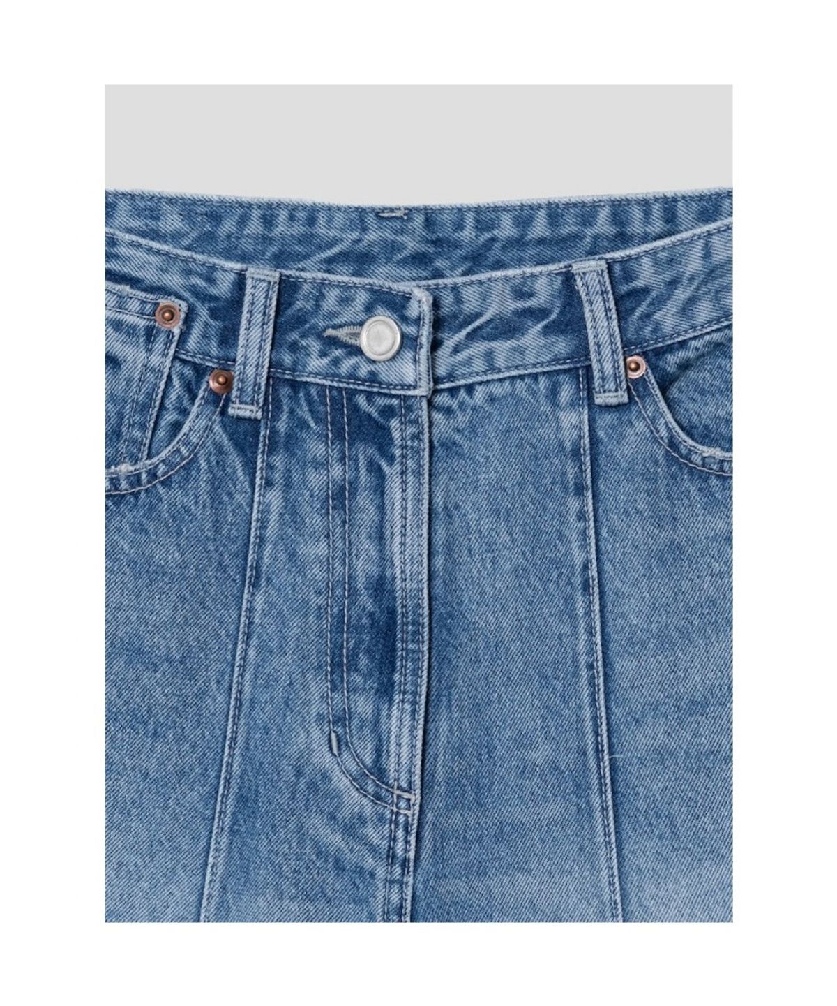 앙개(ANGGAE) Anggae Wide Pants  Blue