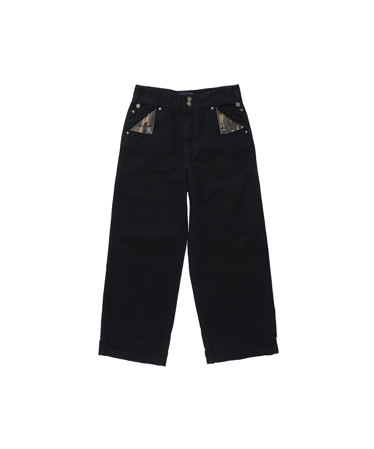 오퍼스 0012(OPUS 0012) Op. 08 FLD LIQUID COTTON PANTS BLACK