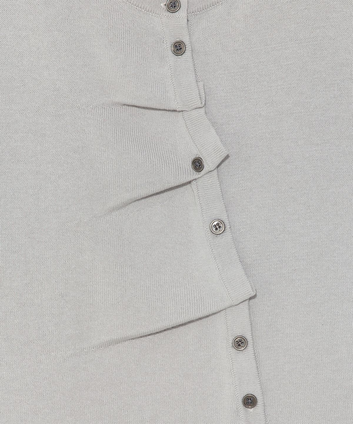 더콜디스트모먼트(THE COLDEST MOMENT) TCM draped half knit cardigan (grey)