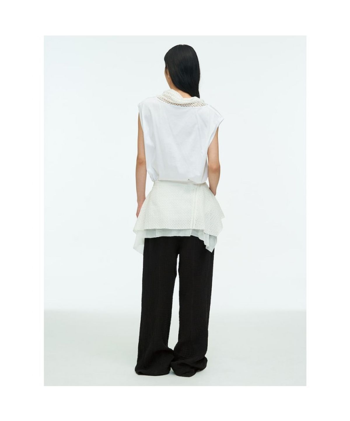 앙개(ANGGAE) Eyelet Chou Chou  White